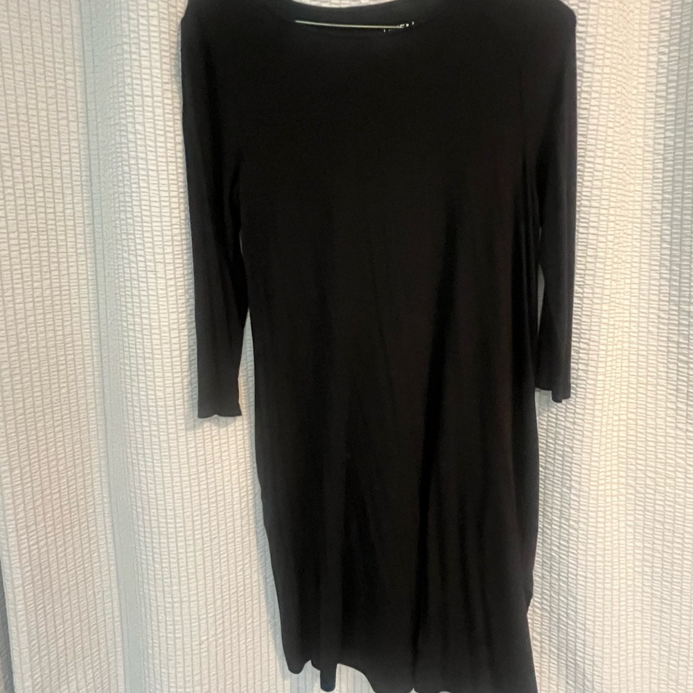 Time and Tru Classic Black Long Sleeve Dress